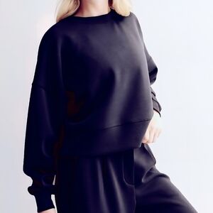 ⏬️PRICEDROP⏬️FLX Women's Cropped Sweatshirt - Eggplant